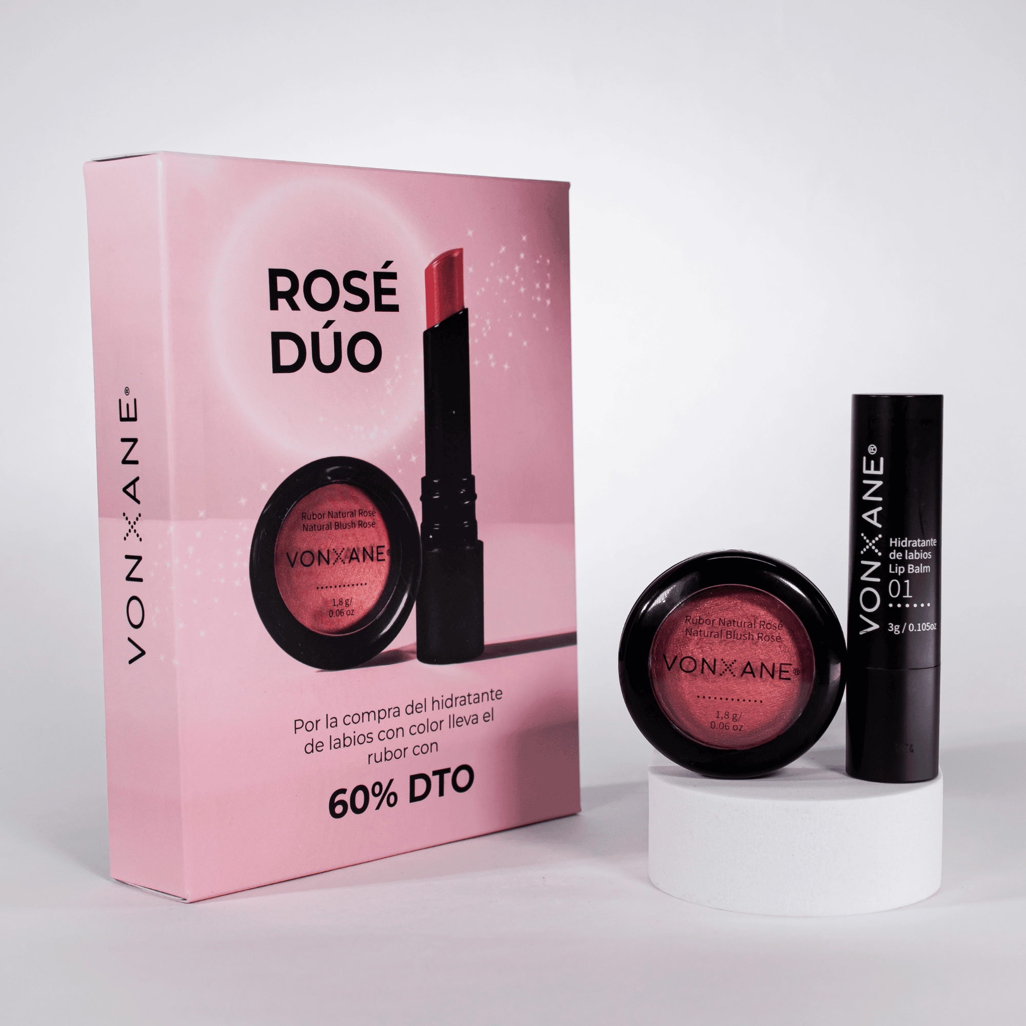 Kit Rosé Dúo VONXANE